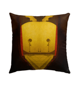 Close-up of SurArt 99 Outdoor Pillow showing its detailed artistic pattern and texture, perfect for adding style to any outdoor area.